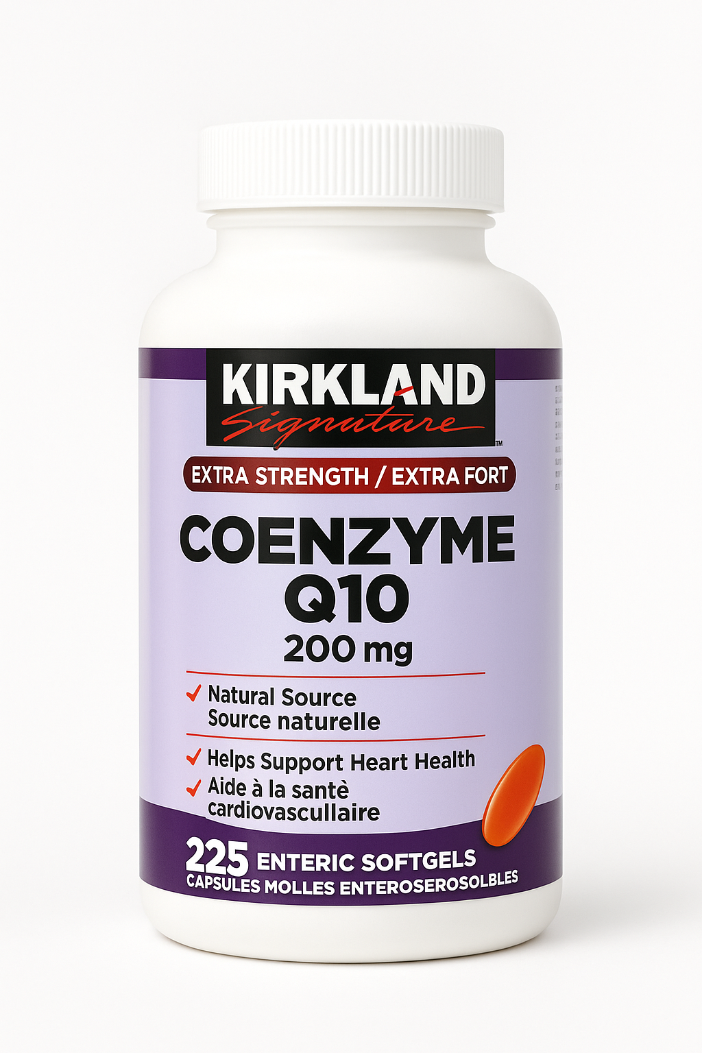 Kirkland Signature Coenzyme Q10 200 mg – 225 Enteric Softgels