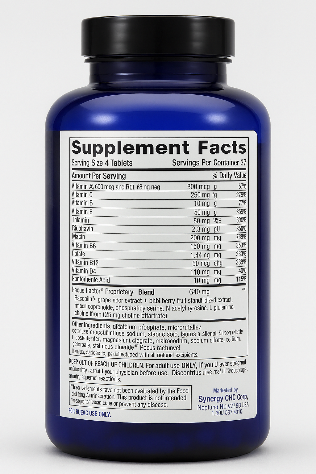 Focus Factor Brain Nutrition – 150 Tablets
