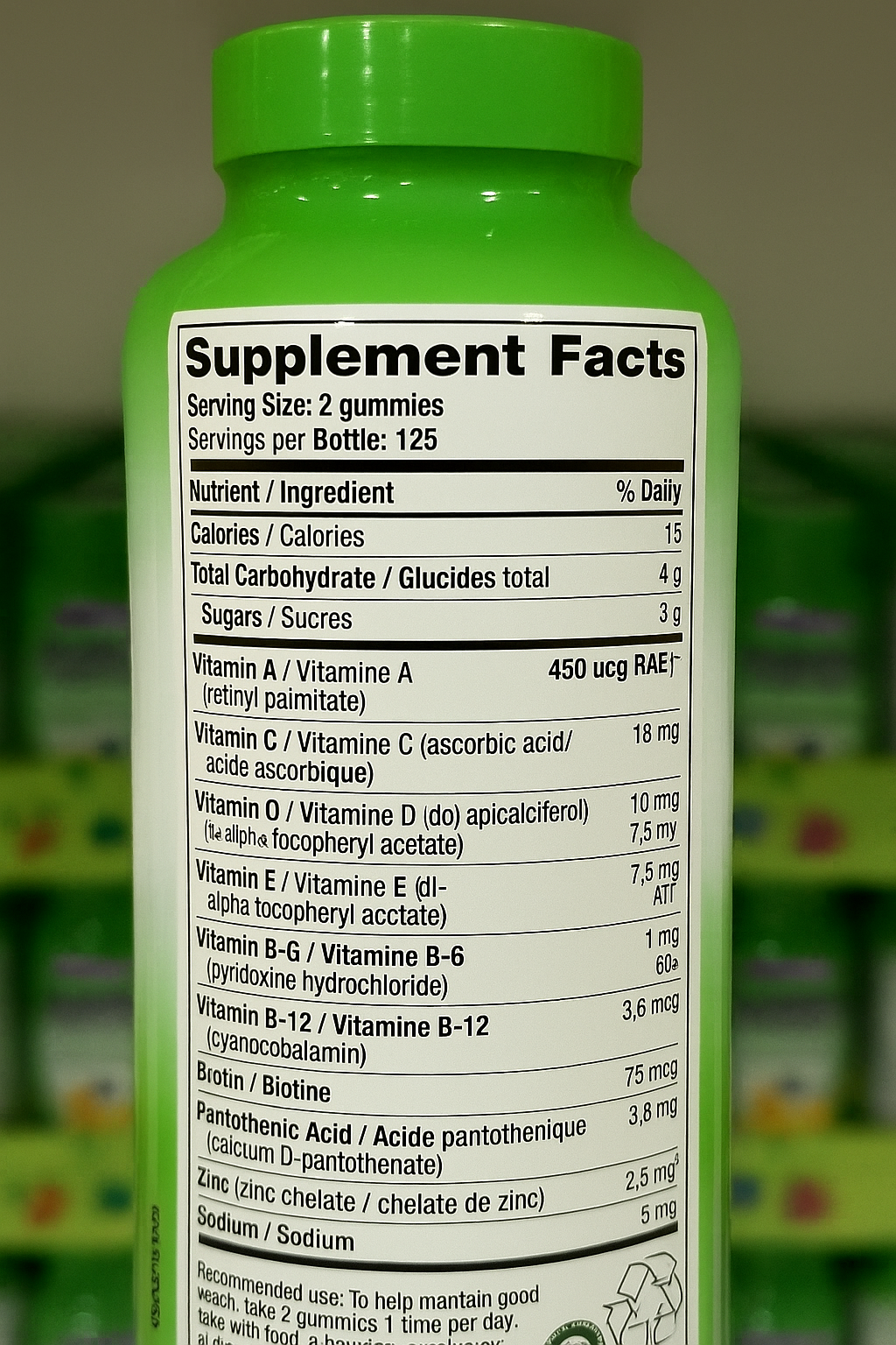 Vitafusion MultiVites Gummies – 250 Adult Multivitamins