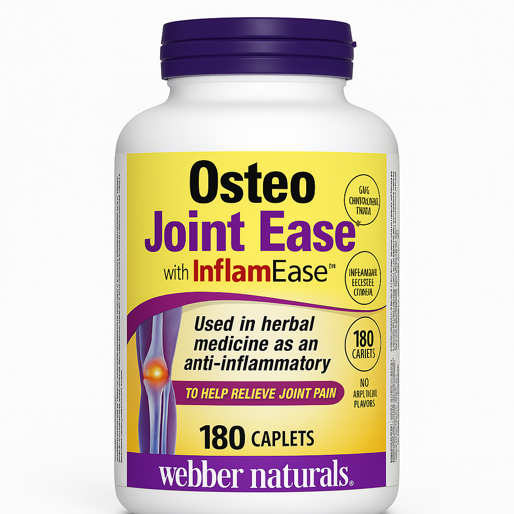 Webber Naturals Osteo Joint Ease with InflamEase – 180 Caplets