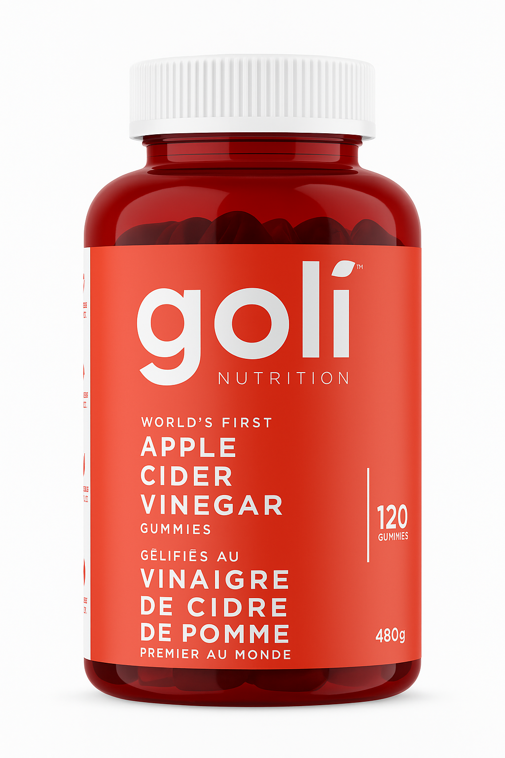 Goli Nutrition Apple Cider Vinegar Gummies – 120 Gummies