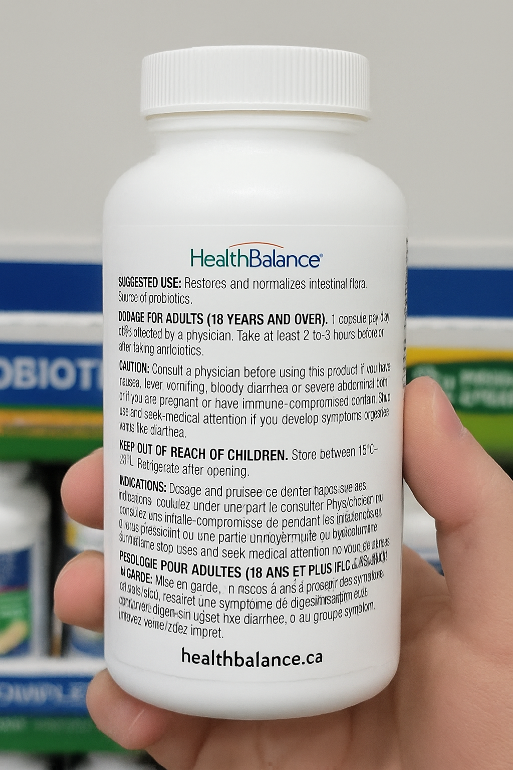 HealthBalance Complete Probiotic – 70 Capsules – 30 Billion Active Cells – 8 Strains
