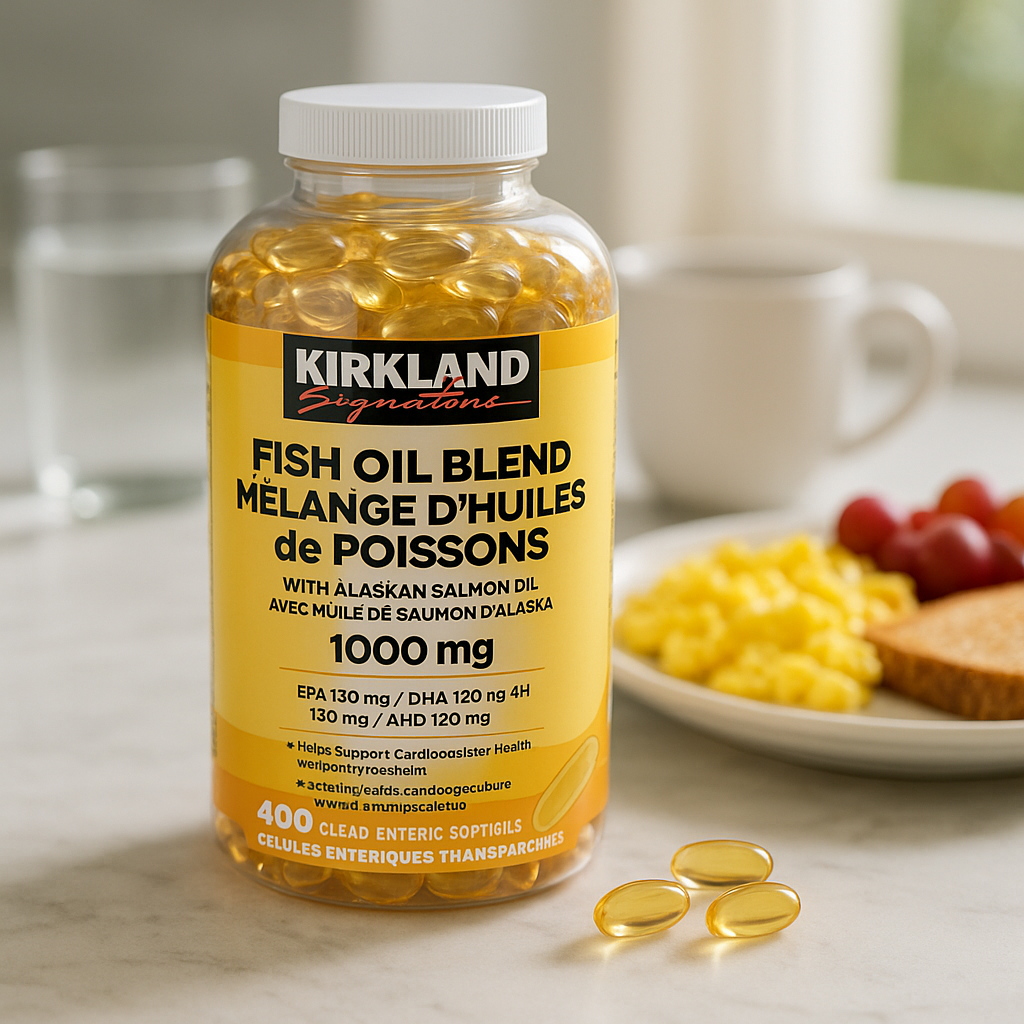 Kirkland Signature Fish Oil Blend 1000 mg
